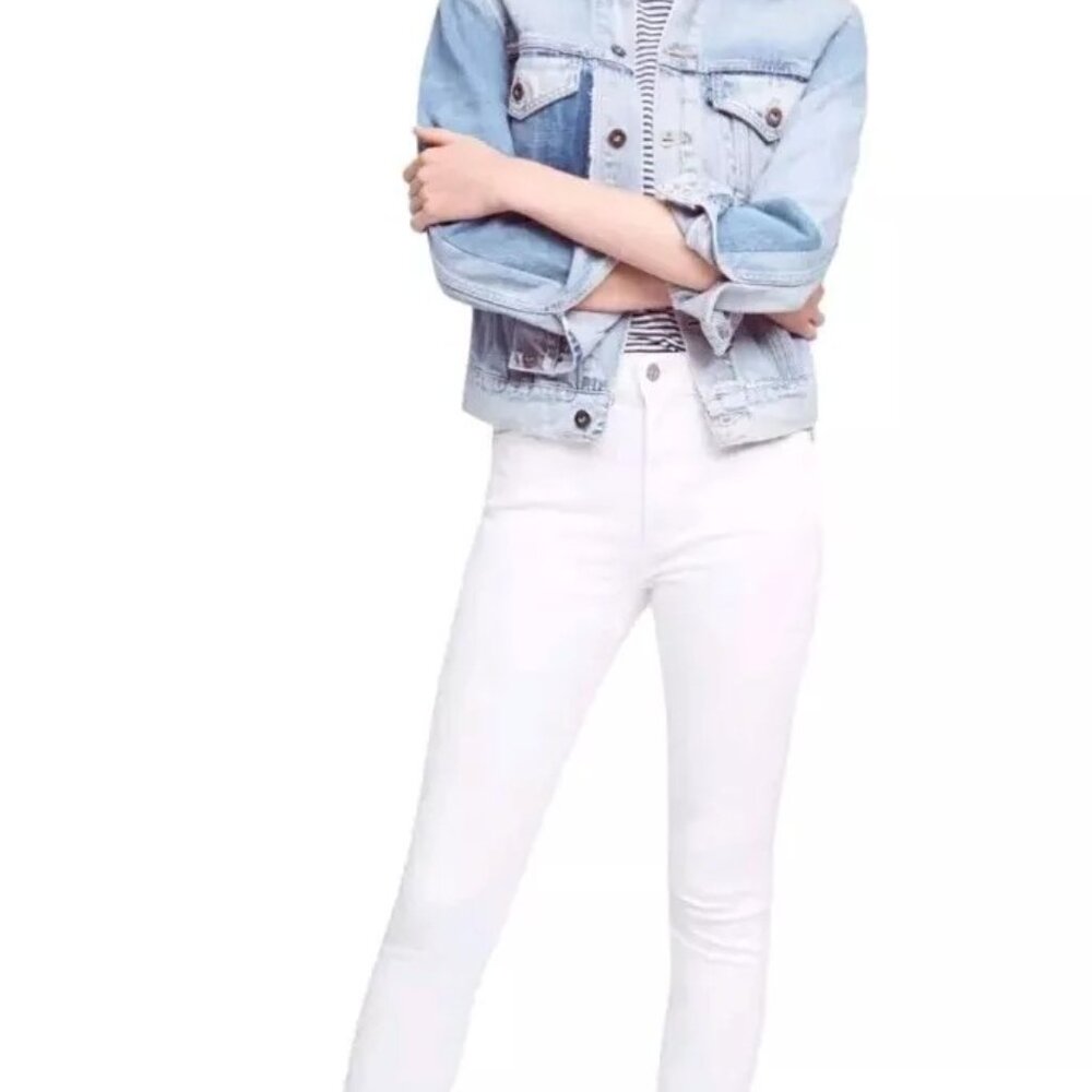 Citizen of Humanity Anthropologie Sculpt Carlie Crop High Rise Skinny Jean Sz 30